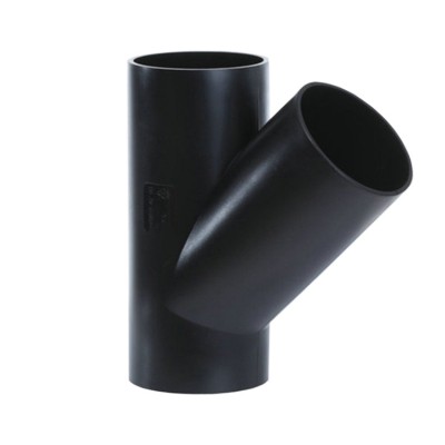 Polypropylene Ppr Y Type Tee Pipe Fittings Hdpe Reducing Tee High Pressure Drainage/plumbing/industry Pipe Transition Fittings