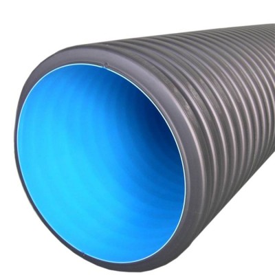 Flexible 600mm Hdpe Double Wall Corrugated Pipe Underground Cable Conduit Pipe Corrosion Resistant Oil And Gas Supply Pipe