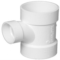 Sch40 White PVC Tee Used in Bathroom Drainage